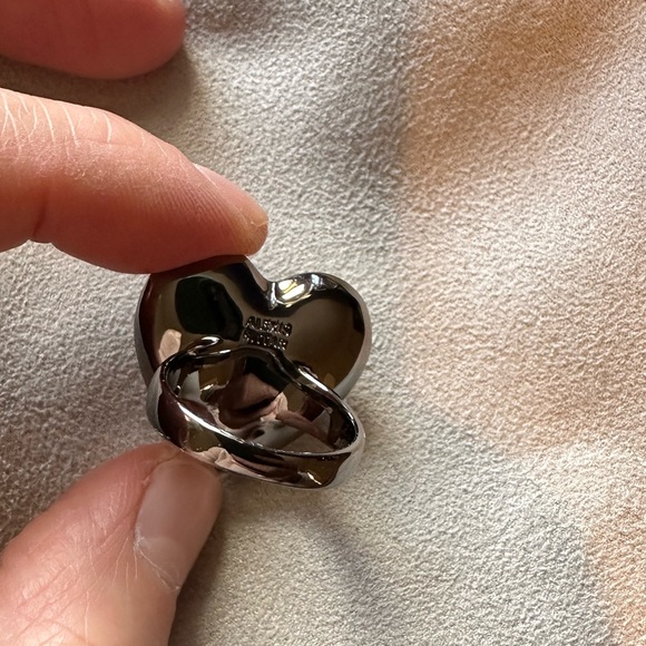 Alexis Bittar Gold Heart Grater Ring - Picture 4 of 6